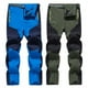 thumbnail image 2 of Pantalones de secado rápido, pantalones de carga de una sola capa para hombres, pantalones elásticos finos para deportes al aire libre, montañismo, primavera y verano, para mujer, talla grande, 2 of 5
