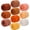 10 Color (Warm Colors), variant on 15 Colors Felting Wool, Wool Yarn Roving, Spinning Wool Roving for Needle Felting, DIY Hand Spinning, Needle Felting Wool Craft, 3g/Color