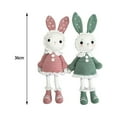 thumbnail image 4 of kurtrusly Handmade Crochet Kit for Beginner Cute Rabbits All in Learn to Crochet Pink and Green, 4 of 6