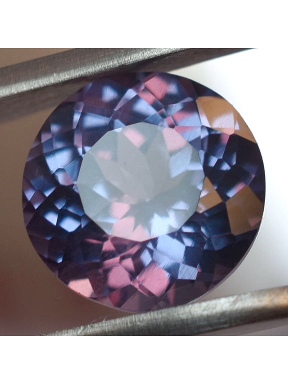 4.90 Ct Natural Alexandrite Color-Change Round Cut CERTIFIED Ring Size Gemstone