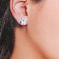 thumbnail image 5 of Unicorn Studs Earrings Tiny Earrings Colourful Animal Ear Stud for Minimalist Gift 925 Sterling Silver, 5 of 5