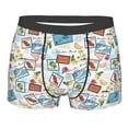 thumbnail image 4 of Goofa Stamp Printed Men's Boxer Briefs Underwear, Moisture-Wicking Underwear, Trunk,Soft and Breathable Cotton Underwear-Small, 4 of 9