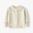 thumbnail image 2 of Edvintorg Girls Sweater Cute Printed Long Sleeve Button Up Uniforms Knit Sweater Cardigan for Girls Fashion Clothing 2-8 Years, 2 of 6