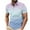 White 7, variant on Afuyipoi Men's Fashionable Printed Short Sleeve V-neck T-shirt,Blue L
