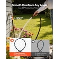 thumbnail image 3 of 100ft Heavy Duty Garden Hose – 5/8" 4-Layer Rubber, 600 PSI Burst, 3 of 6