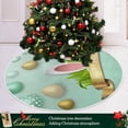 thumbnail image 6 of FMSHPON Easter Xmas Christmas Tree Skirt Stand Mat for Holiday Party Decoration Indoor Outdoor 48 inches, 6 of 6