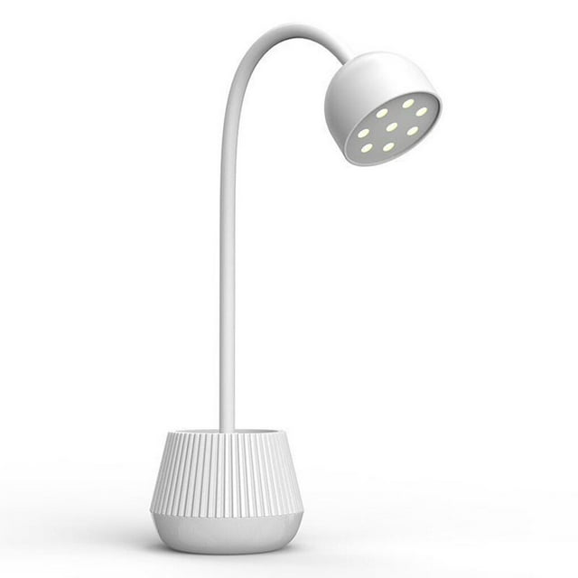 Maoww Machine de Séchage de Clous de Bureau LED 24W Séchage Rapide Manucure Colle Vernis Gel Lampe Éclairage Salon Professionnel Soin Table Lumière Direct Puissance