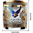 thumbnail image 7 of Migilife Veteran Tribute Glass, 10oz Fanyil Veteran Tribute Glass, Glosrity Graddi Veteran Tribute Glass, Patriotic Personalized Decorations Whiskey Glasses Gift for Dad,Military Vet (Marine Corps), 7 of 7