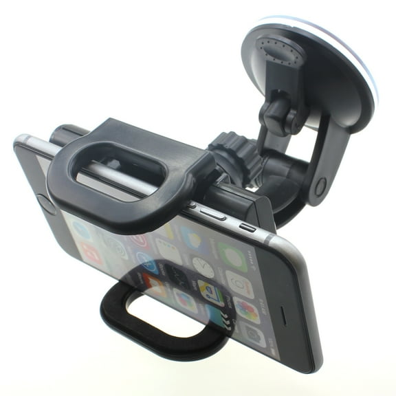Windshield Car Mount for Motorola Edge (2021) Phone - Holder Glass Cradle Swivel Dock W6E Compatible With Motorola Edge (2021) Model