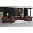 thumbnail image 5 of Dillon Leather Loveseat - Raisin, 5 of 7