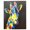 Giraffe, variant on Stoneage Arts Rainbow Dot Art Wall Canvas Two Sizes Variety of Animals (Turtle, 8x12 inch)