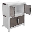 thumbnail image 1 of Stackable Storage Bins with Lid, Closet Organizers and Storage, Collapsible Storage Bins with Wheel,  Foldable Plastic Containers for Home, Office, Dorm, 1 of 7