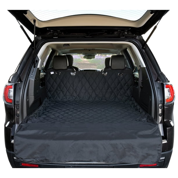 Funda de carga para perros SUV Arf Pets para SUV y coches, material impermeable, respaldo antideslizante, protector adicional de solapa para parachoques, tamaño grande, ajuste universal