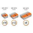 thumbnail image 3 of Surtido de conectores de cables WAGO 221 Lever-Nuts, 36 piezas, 3 of 7