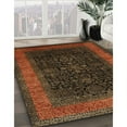 thumbnail image 3 of Ahgly Company Machine Washable Indoor Rectangle Traditional Night Red Area Rugs, 8' x 10', 3 of 7