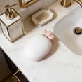 thumbnail image 4 of Aodebiao Soap Holder for Bathroom Countertop, Open Drainage Soap Box with tled Base, Soap Storage Container for Sink, Soap Dish for Travel, Carrot Shaped Soap Dispenser for Bathroom Decor, 4 of 6
