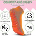 thumbnail image 2 of 12 Pairs Non-Slip Yoga Socks With Grips Women Anti-Slip Socks Sticky Grips, 2 of 5
