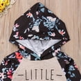 thumbnail image 6 of Baby Girl Clothes Big Little Sister Matching Outfits Infant Newborn Long Sleeve Hoodie Romper Overall Floral Jumpsuit Fall Winter Clothes, 6 of 8