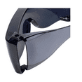thumbnail image 3 of Calabria Cover-Ups Fit Over Sunglasses, Smoke Grey, Black Frame, UV 400 Wraparound Sun Protection for Prescription Glasses, Large-Style, Acetate Frame, Unisex Eyewear, 3 of 4