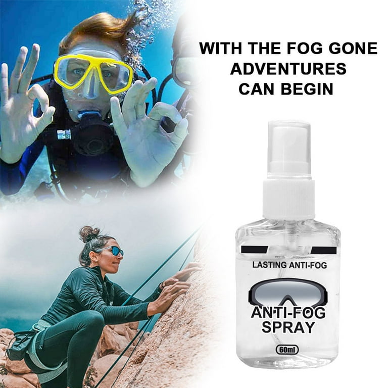 Anti Fog Spray Eyeglass Lens Cleaner Long Lasting Defogger for Glasses Goggles Ski Masks Mirrors and Windows 1 Pack