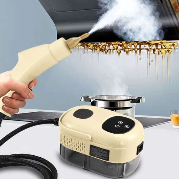 Limpiador a vapor portátil, máquina de limpieza a vapor, tanque de 1,1 L para cocina, baño y coche