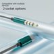thumbnail image 3 of Los auriculares vienen con auriculares para juegos integrados sin retardo para reconocimiento de voz y están equipados con micrófonos con cable., 3 of 5