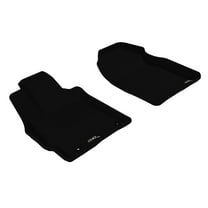 3D MAXpider Custom Fit Kagu Floor Mat (Black) for 2007-2012 Mazda CX-7-1ST Row