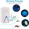 thumbnail image 2 of Pest Control Electronic Mouse Repellent 2 Pcs Ultrasonic Pest Repeller Pest Control Electronic Mice Mouse Repellent For Insects Rat Mosquitos Flies Wasps Ants ANGGREK Otros, 2 of 8