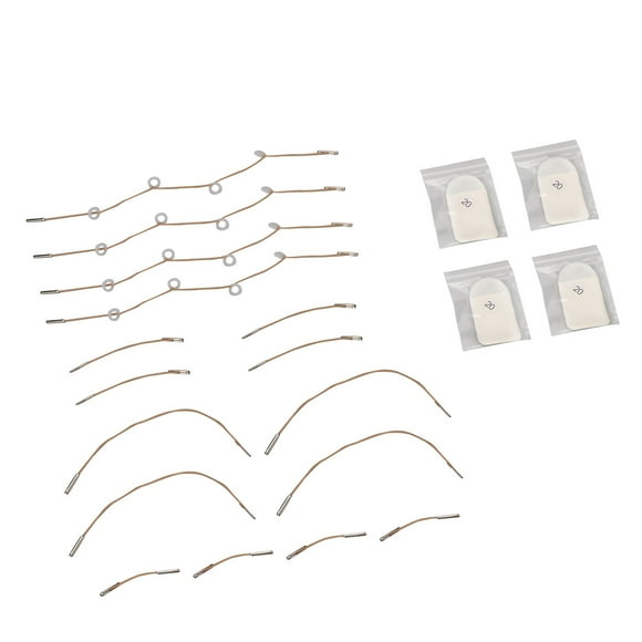 Face Tape, Breathable Polyester Elastic Skin Friendly Ductility Face Lift Tape 80pcs With Lifting Rope For Beauty Salon