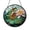 Acrylic 3.5 Inch, variant on Frog Sitting on Lotus Stained Glass Suncatcher for Window, Botanical Animal Decor, Calming Gift Idea