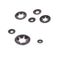 thumbnail image 4 of SpzcdZa 260 piezas 7 tamaños de arandelas Starlock de dientes internos Kit surtido de arandelas de bloqueo Clips de velocidad a presión Kit surtido de arandelas de bloqueo de velocidad rápida Acabado, 4 of 5