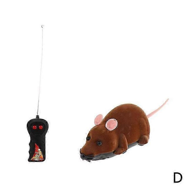 Pet Teasing Cat Toy Remote Control Simulation Animal Plush Mouse Prank Toy