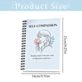 thumbnail image 3 of Light Blue Self-Compassion Journal 8.27in - Spiral Bound Notebook 50 Pages Lined - Mindfulness Mental Wellness Diary for Self Care Reflection Gratitude Writing Therapy Home Office, 3 of 7