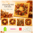 thumbnail image 6 of DIY Autumn Harvest Pumpkin Pearl Diamond Art Kit, 3D Pearl Diamond Art for Adults, Autumn Pearl Painting Kit with Beads and Canvas, Fall Home Wall Decor Craft Gift, 6 of 6