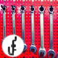 thumbnail image 1 of GETAJGHSD J-Shaped Black Plastic Pegboard Hooks Kit 30Pcs Versatile Hanging for DIY Projects Space Saving, 1 of 7