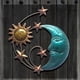 thumbnail image 5 of Decoración para colgar en Escultura Arte Hierro Sol Estrella Decoración Interior Decorativo para Regalos para, 5 of 8