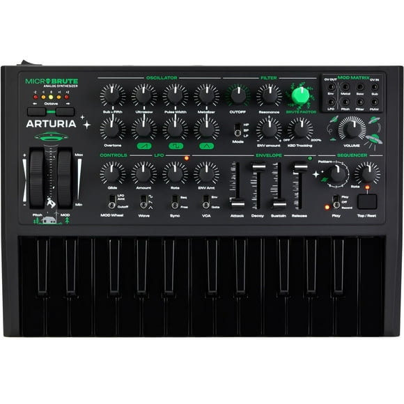 Sintetizador analógico Arturia MicroBrute UFO con Steiner-Parker