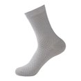 thumbnail image 2 of Casual Summer Stockings VLOOCKLE Cotton Socks Made of Bamboo Fiber Anti-Odor Sweat-Absorbing Breathable Casual Sports Mid-Length Socks Gray, 2 of 5