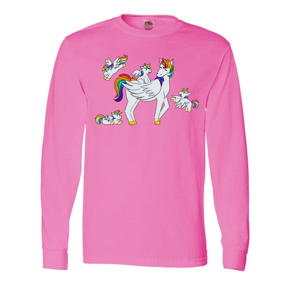Inktastic Cute Unicorn Family Long Sleeve T-Shirt
