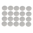 thumbnail image 4 of 20x Etiquetas Sólidas de Acero Inoxidable s Redondos Planos de Monedas en Blanco Fabricación de Joyas Colgantes Manualidades Suministr 6mm Macarena Colgantes de etiqueta en blanco de metal, 4 of 5