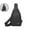 Black-M, variant on Men's Waterproof Crossbody Chest Bag Small Sling Bag Crossbody for Men Women One Strap Shoulder Cross Body Bag Sling Backpack for Travel
