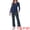 Blue, variant on DARING DIVA Women's Long Sleeve Plaid Soft Fall Pajama Set with Pockets XS Black