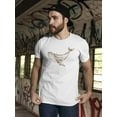 thumbnail image 2 of Smartprints Mens Graphic Tee - Blue Whale Sketch Art - Regular Fit 100% Cotton, 2 of 4