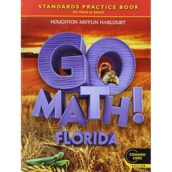Pre-Owned Houghton Mifflin Harcourt Go Math Florida: Practice Book Grade 2, 9780547950341, 0547950349, Paperback, 1 edition