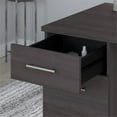 thumbnail image 5 of Scranton & Co 72" Transitional Engineered Wood Office Desk with Drawers in Gray, 5 of 7