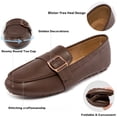 thumbnail image 3 of Ecetana Women's Loafer Flats Leather Slip-On Dress Shoes Work Business Casual Shoes, 3 of 7