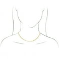 thumbnail image 3 of Auriga Fine Jewelry 14k Yellow Gold 3.85 mm Paperclip-Style Chain Bracelet for Women 7", 3 of 4