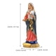 thumbnail image 2 of Adorno de María con bebé, estatua religiosa de resina, decoración de estatua de la Virgen María de escritorio, 2 of 4