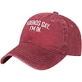 thumbnail image 2 of Sounds Gay I'm in Funny LGBT Cowboy Hat Men Vintage Baseball Cap Women Dad Hat Sun Hat Adjustable Trucker Hat Black, 2 of 8
