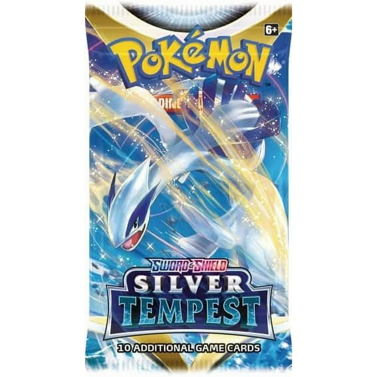 Pokemon Sword & Shield Silver Tempest Booster Pack Lugia - Walmart.com